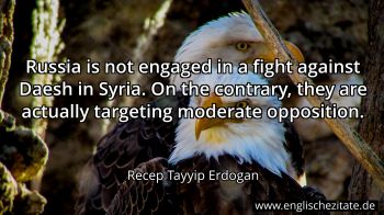 Englisches Zitat von Recep Tayyip Erdogan als Bild