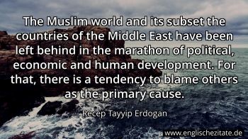 Englisches Zitat von Recep Tayyip Erdogan als Bild