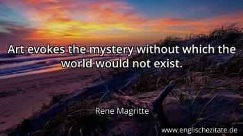 Englisches Zitat von Rene Magritte als Bild