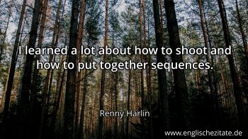 Englisches Zitat von Renny Harlin als Bild