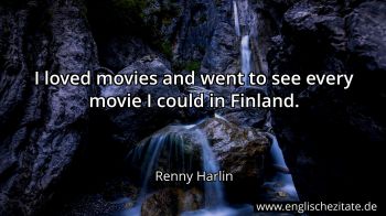 Englisches Zitat von Renny Harlin als Bild