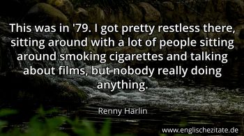Englisches Zitat von Renny Harlin als Bild