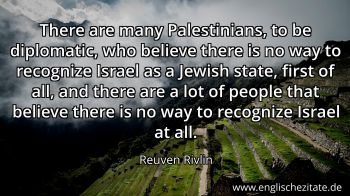 Englisches Zitat von Reuven Rivlin als Bild