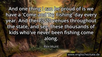 Englisches Zitat von Rex Hunt als Bild