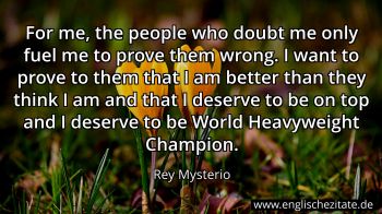 Englisches Zitat von Rey Mysterio als Bild