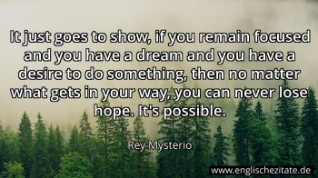 Englisches Zitat von Rey Mysterio als Bild
