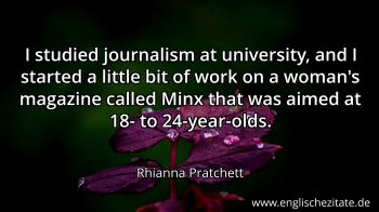 Englisches Zitat von Rhianna Pratchett als Bild