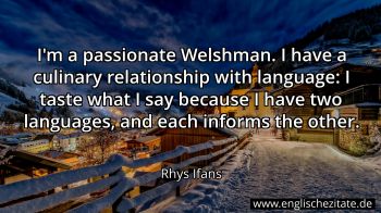 Englisches Zitat von Rhys Ifans als Bild