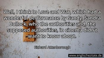 Englisches Zitat von Richard Attenborough als Bild