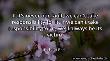 Englisches Zitat von Richard Bach als Bild
