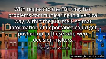 Englisches Zitat von Richard Ben-Veniste als Bild