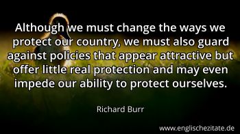 Englisches Zitat von Richard Burr als Bild