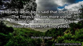 Englisches Zitat von Richard Cobden als Bild