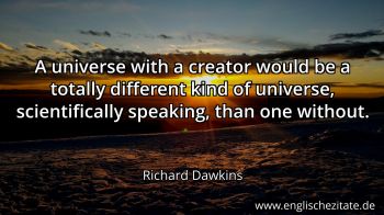 Englisches Zitat von Richard Dawkins als Bild