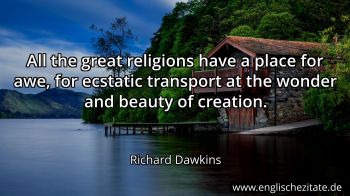 Englisches Zitat von Richard Dawkins als Bild