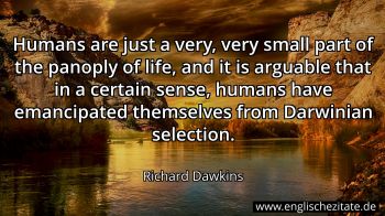 Englisches Zitat von Richard Dawkins als Bild