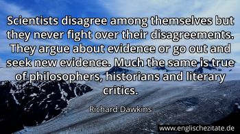 Englisches Zitat von Richard Dawkins als Bild