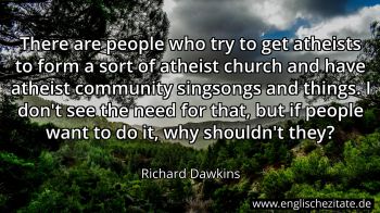 Englisches Zitat von Richard Dawkins als Bild