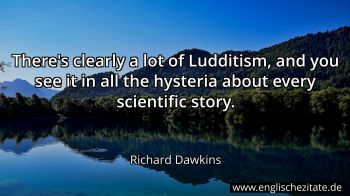 Englisches Zitat von Richard Dawkins als Bild