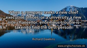 Englisches Zitat von Richard Dawkins als Bild