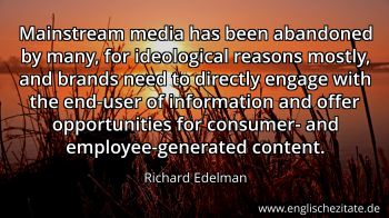 Englisches Zitat von Richard Edelman als Bild