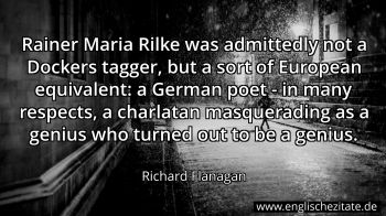 Englisches Zitat von Richard Flanagan als Bild