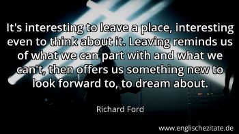 Englisches Zitat von Richard Ford als Bild