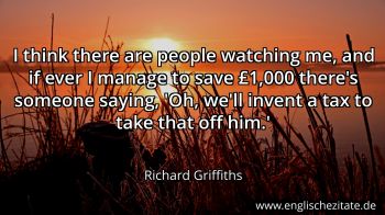 Englisches Zitat von Richard Griffiths als Bild