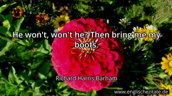 Englisches Zitat von Richard Harris Barham als Bild