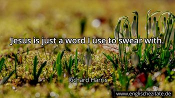 Englisches Zitat von Richard Harris als Bild