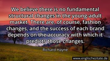 Englisches Zitat von Richard Hayne als Bild
