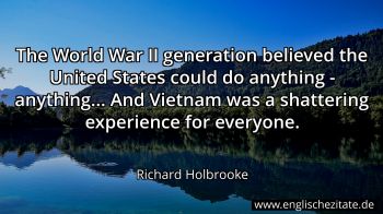 Englisches Zitat von Richard Holbrooke als Bild