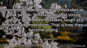 Englisches Zitat von Richard J. Needham als Bild