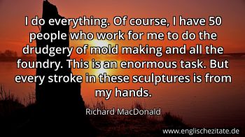 Englisches Zitat von Richard MacDonald als Bild