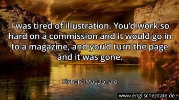 Englisches Zitat von Richard MacDonald als Bild