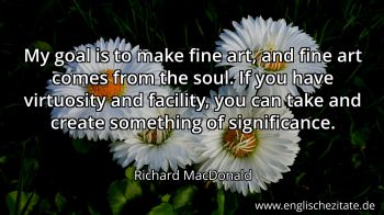 Englisches Zitat von Richard MacDonald als Bild