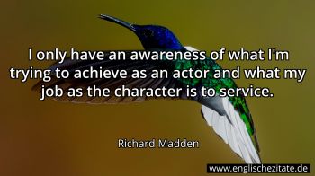 Englisches Zitat von Richard Madden als Bild