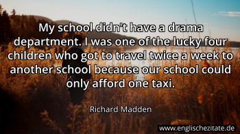 Englisches Zitat von Richard Madden als Bild