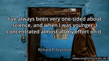 Englisches Zitat von Richard P. Feynman als Bild