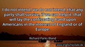 Englisches Zitat von Richard Parks Bland als Bild