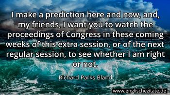 Englisches Zitat von Richard Parks Bland als Bild
