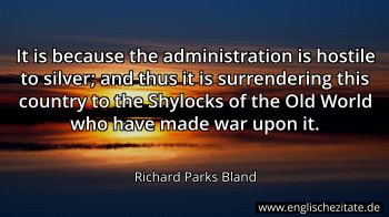 Englisches Zitat von Richard Parks Bland als Bild
