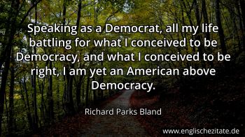 Englisches Zitat von Richard Parks Bland als Bild