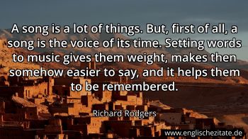 Englisches Zitat von Richard Rodgers als Bild