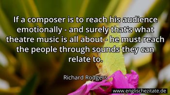 Englisches Zitat von Richard Rodgers als Bild