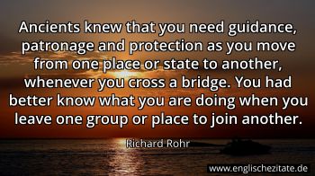 Englisches Zitat von Richard Rohr als Bild