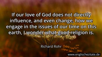Englisches Zitat von Richard Rohr als Bild