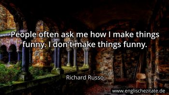 Englisches Zitat von Richard Russo als Bild