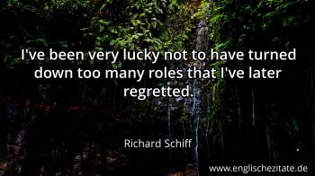 Englisches Zitat von Richard Schiff als Bild