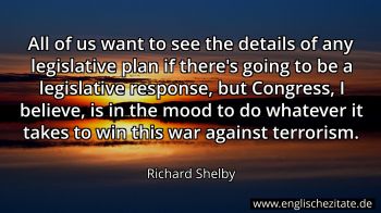Englisches Zitat von Richard Shelby als Bild